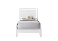 Evan - Twin Bed - White