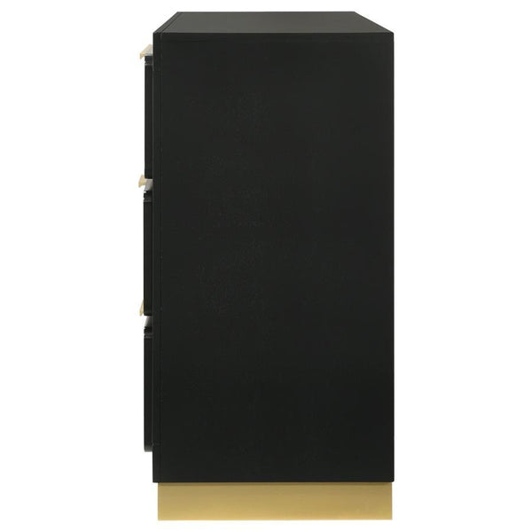 Caraway - 6-Drawer Dresser - Black