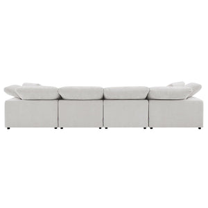 Naveen - Modular Armless Chair - Ivory