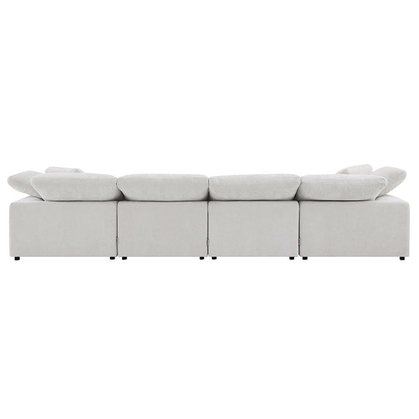 Naveen - Modular Armless Chair - Ivory