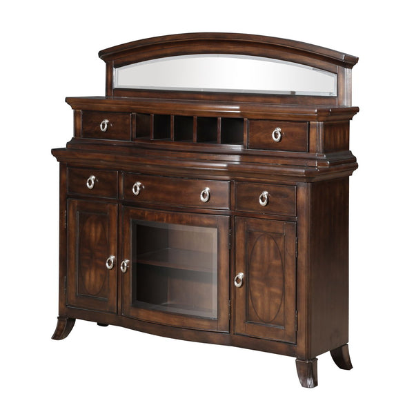  3 doors w/shelf Drawer: GLIDE Center Wood