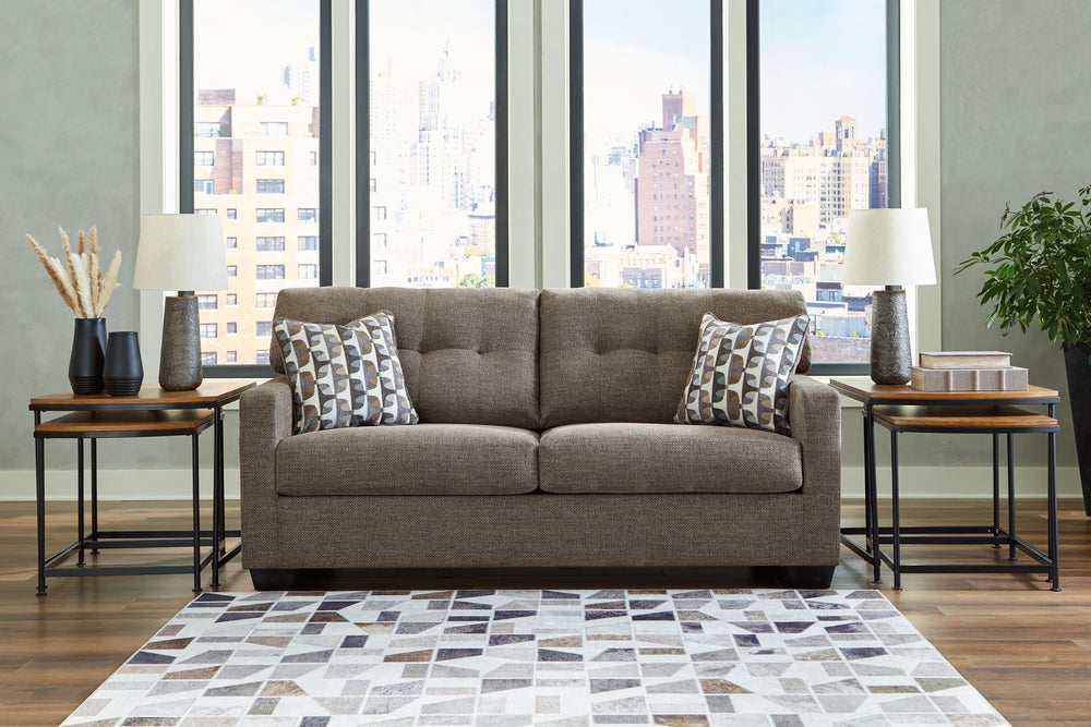 Reliable comfort, reimagined. Suitable for a variety of spaces, this sofa invites you to say hello to approachable, everyday style. It expertly balances classic details, like a tufted back, with a contemporary structure. Satisfyingly soft, multi-hued upho