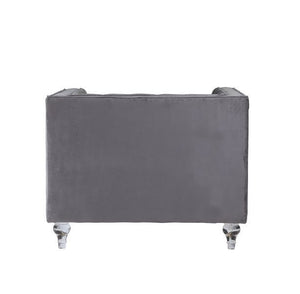 HeiberoII - Chair - Gray Velvet