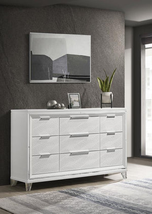  featuring a modern Italian design. The white finish