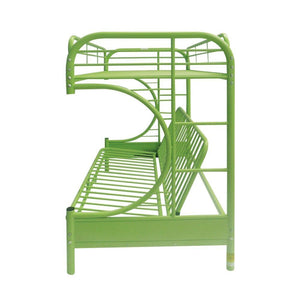Eclipse - Twin Over Full Over Futon Bunk Bed - Green