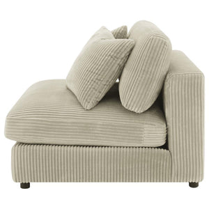 Blaine - Upholstered Armless Chair - Sand