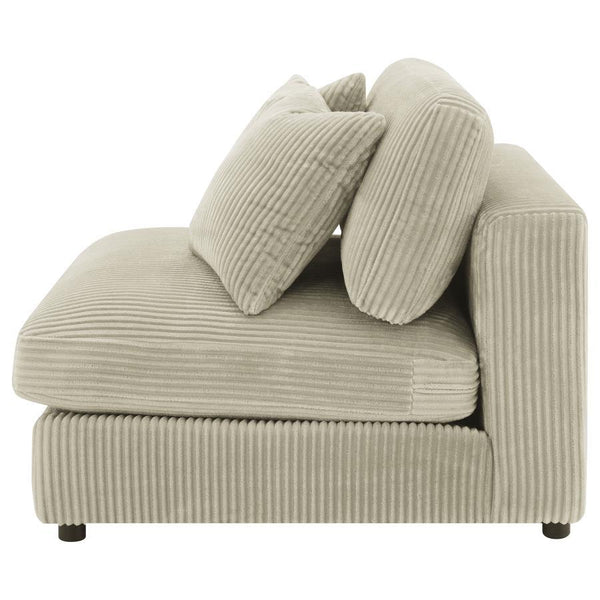 Blaine - Upholstered Armless Chair - Sand