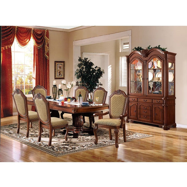 Chateau De Ville - Side Chair (Set of 2) - Fabric & Cherry