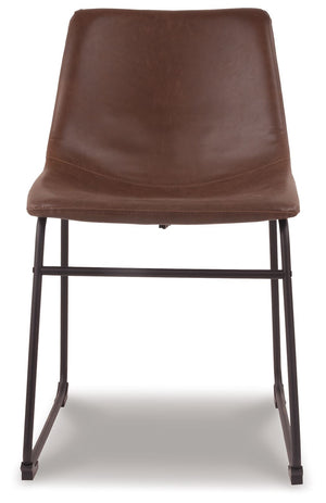 Centiar - Brown / Black - Dining UPH Side Chair (Set of 2)