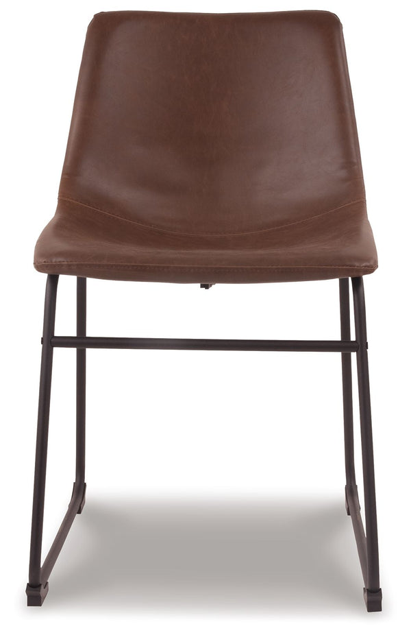Centiar - Brown / Black - Dining UPH Side Chair (Set of 2)