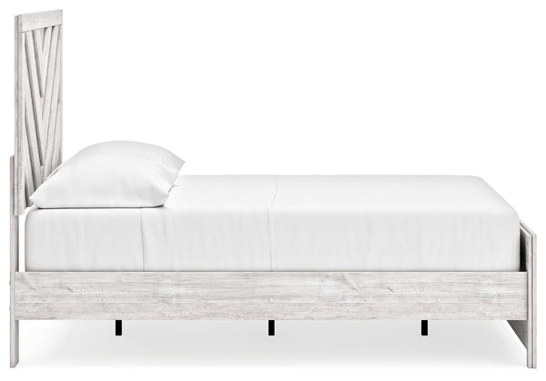 Cayboni - Whitewash - Full Panel Bed