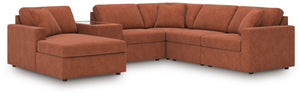 Looking cool and contemporary is great. But when it comes down to it, youâ€™re all about low-maintenance lounging. With the performance fabric on this sectional with console, cleaning spills is a breeze. Its customizable modular design caters to your ever