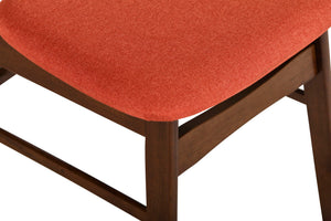 Morocco - Dining Chair With Seat Cushion (Set of 2) - Orange