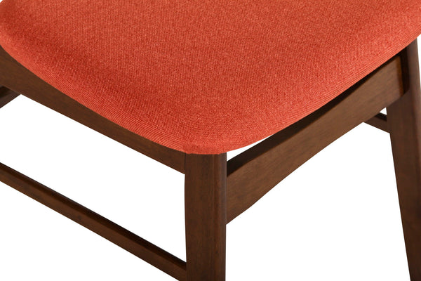 Morocco - Dining Chair With Seat Cushion (Set of 2) - Orange