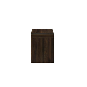 Mara - One Drawer End Table / Bedside Table - Walnut