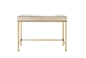 Canine - Writing Desk - Smoky Mirroed And Champagne Finish