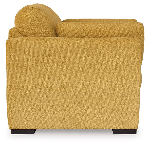  it adds a fashion-forward pop of color to your living room. Velvet-like upholstery and matching bolster pillows keep comfor