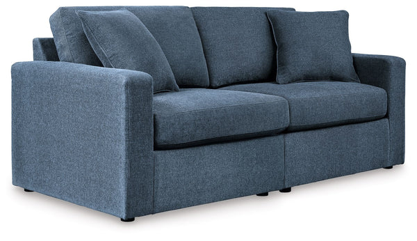 Looking cool and contemporary is great. But when it comes down to it, youâ€™re all about low-maintenance lounging. With the performance fabric on this sectional loveseat, cleaning spills is a breeze. And its customizable modular design caters to your ever