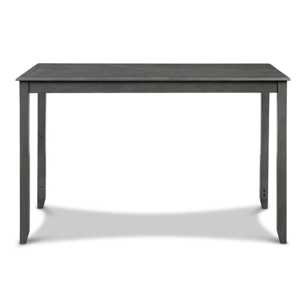 Amy - 5 Piece Counter Dining Set (Table With Storage & 4 Chairs) - Gray