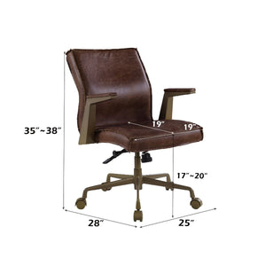 Attica - Executive Office Chair - Espresso Top Grain Leather