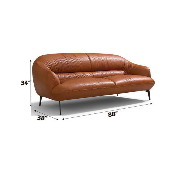 Leonia - Sofa - Cognac Leather