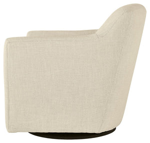 Bradney - Beige - Swivel Accent Chair