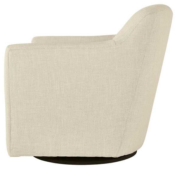 Bradney - Beige - Swivel Accent Chair