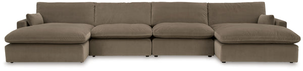 Sophie - Cocoa - 4-Piece Sectional With Laf Corner Chaise