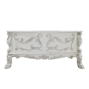 Dresden - Executive Writing Desk - Bone White Finish