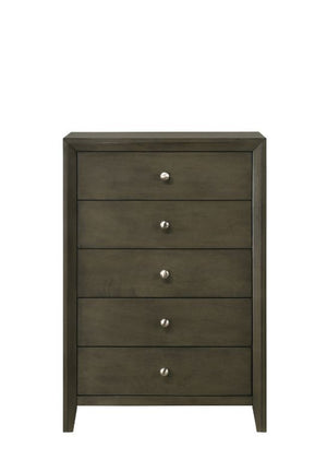  low profile footboard and wooden tapered legs. With all matching case goods