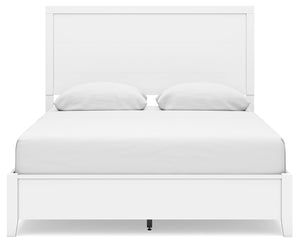 Binterglen - White - Queen Panel Bed