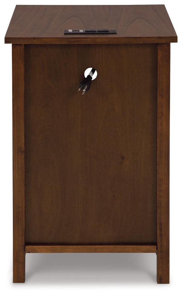 Treytown - Brown - Chair Side End Table