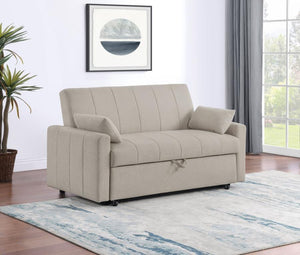  featuring luxurious boucle fabric upholstery for a textured
