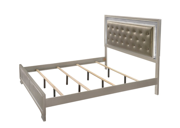 Lyssa - King 4 Piece Bedroom Set - Champagne