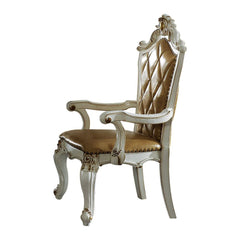 Inspire your home and create an upscale atmosphere with the Picardy dining room collection. This dining chair adds classic style to any sitting area featuring a traditional handcrafted design. Matching Queen Anne style chairs in beige floral and cherry fa