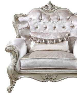 Monique - Loveseat - Pearl Silver