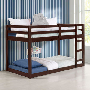 Make bedtime fun again with the Gaston Loft Bed. This sturdy piece was carefully crafted with selected solid pine wood. Easy access guardrails are included for added safety. As well as a built-in ladder for easy access to and from the top bed. Featuring a