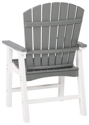 Transville - Gray / White - Arm Chair (Set of 2)