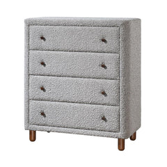 Box Spring NOT RequireUpholstered Bed Wooden Frame Drawer: Metal Side Drawer Glide, Full Extension, Safety Stop Included Casegood with KD Legs