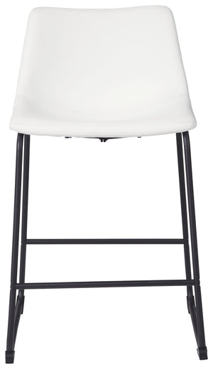Centiar - White - Upholstered Barstool (Set of 2)