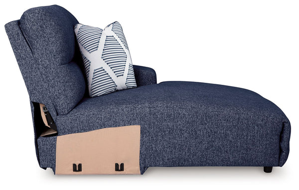 Acklen Place - Navy - Raf Power Reclining Back Chaise