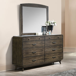 RexÂ  - Dresser & Mirror - Brown