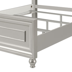 Reflections - 5/0 Queen Bed - Silver