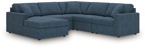 Looking cool and contemporary is great. But when it comes down to it, youâ€™re all about low-maintenance lounging. With the performance fabric on this sectional with chaise, cleaning spills is a breeze. And its customizable modular design caters to your e