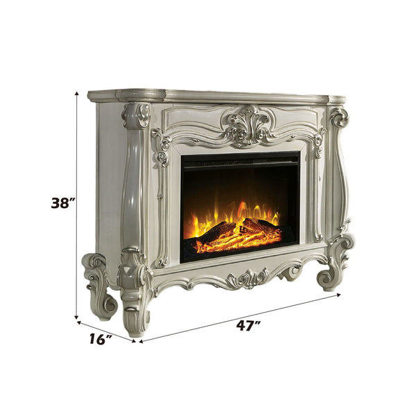 Versailles - Fireplace - Bone White Finish