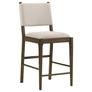  it features foam-padded seating and a wrapped backrest with unique brown tie ac
