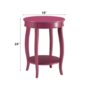 Aberta - Accent Table - Pink