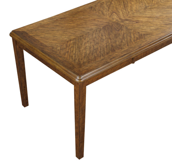 Gia - 5 Piece Dining Set (Table & 4 Chairs) - Brown - Wood