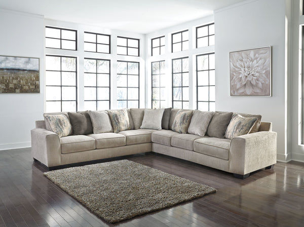 Master the art of cool, clean-lined styleâ€”loaded with sumptuous comfortâ€”with this sectional. Plush and posh, the decidedly contemporary seating is dressed to impress with wedge-cut track armrests and box cushions for a minimalist-chic aesthetic. Desig