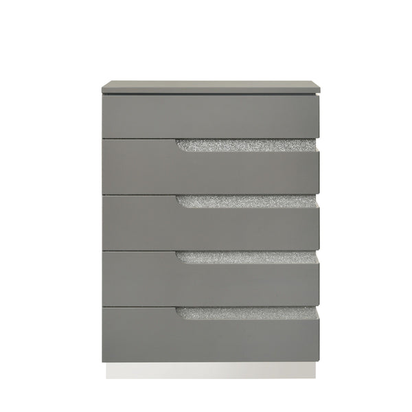  contemporary look while providing scratch and water resistance. Constructed from a combination of solid an